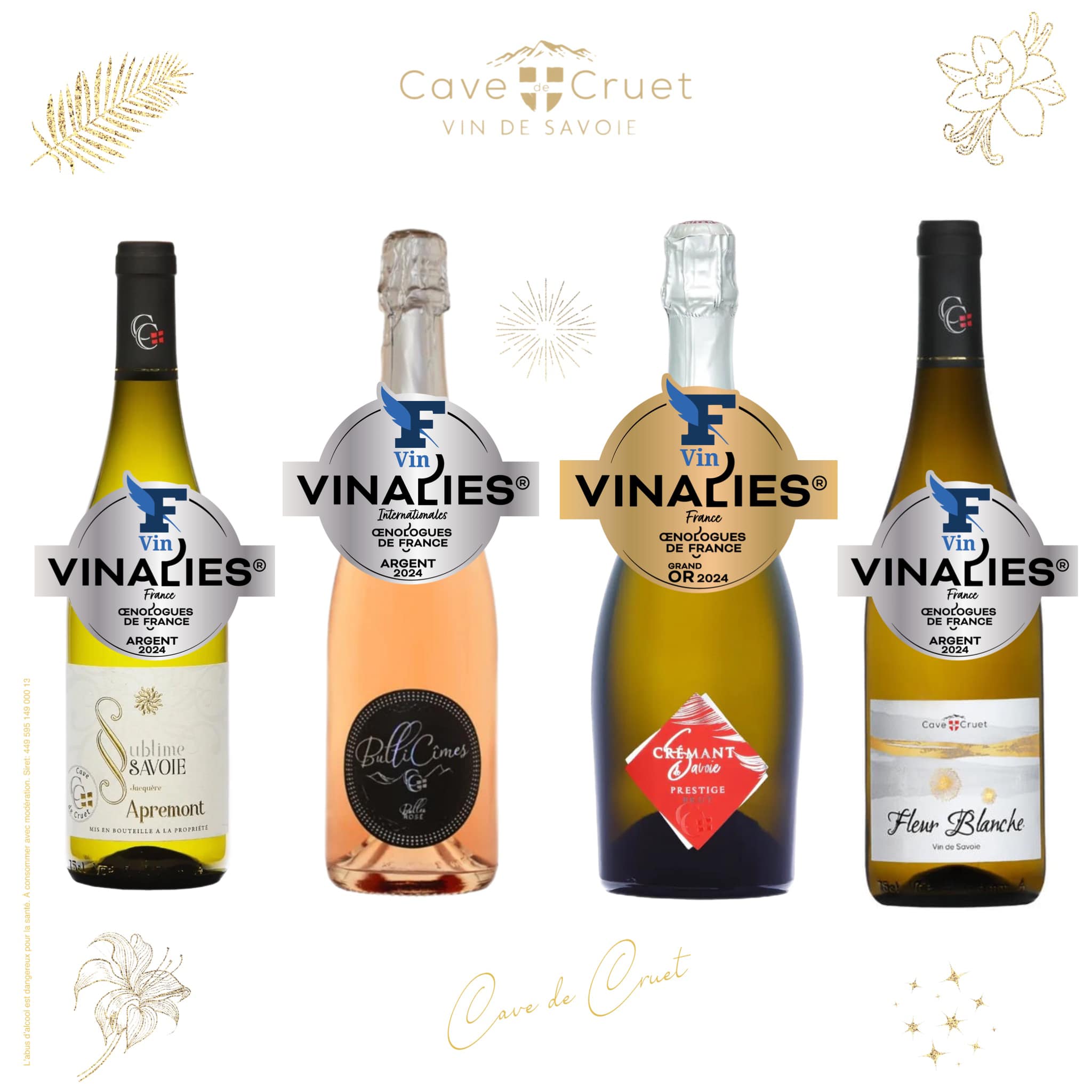 Un Triomphe pour la Cave des Vins Fins de Cruet aux Vinalies 2024