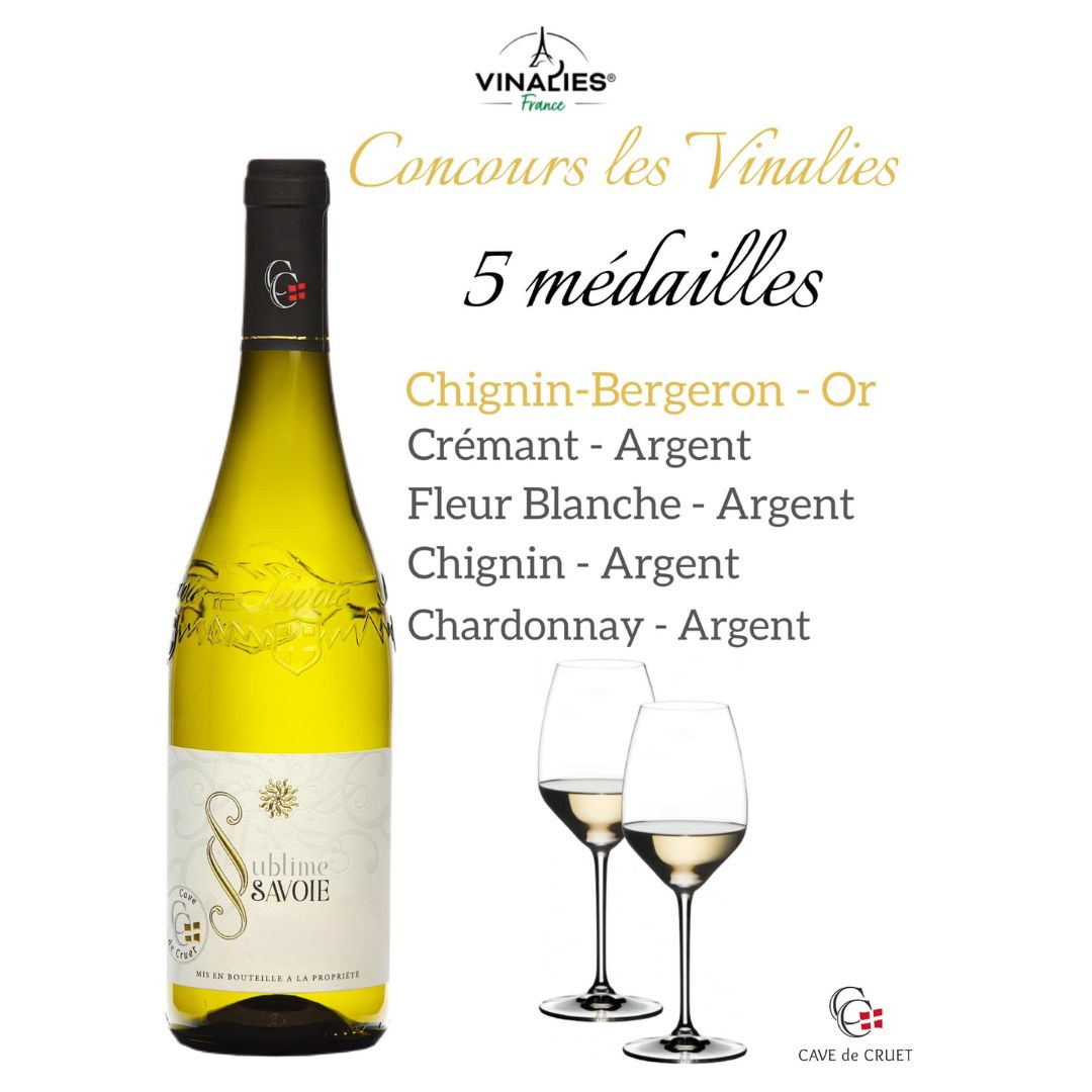 5 médailles au 39ème édition du concours des Vinalies France