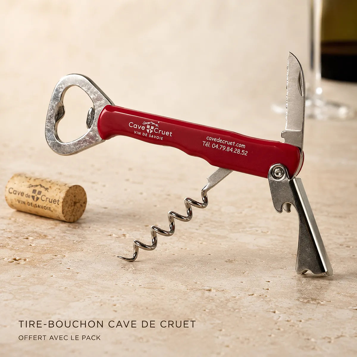Tire-bouchon Cave de Cruet offert